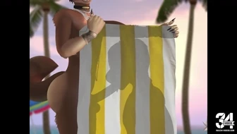 Public Beach Furry Femboy Blowjob thumbnail