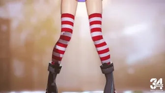 Shimakaze - Galaxias! [MMD R18] Moneko