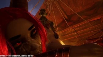 Goblin Facefucks and Fills Sexy Succubus - Facial & Creampie thumbnail