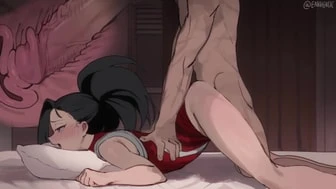 [ennhentai] Momo Yaoyorozu from behind thumbnail