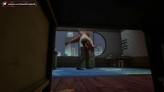 Detective Uses Busty Suspect in the Office thumbnail