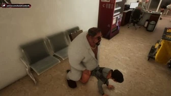 Public Hallway Sex - Fat Man & Cleaner thumbnail