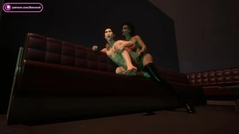 Dominant Futa Rails Guy Hard in Nightclub thumbnail