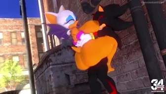 Shadow fucking Rouge in the alley thumbnail