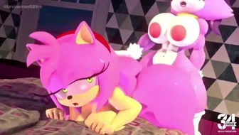 Blaze fucking Amy from behind thumbnail