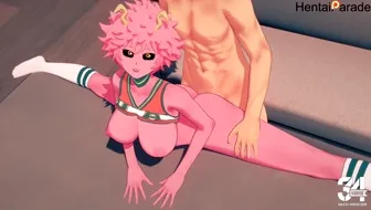 Mina Ashido Shows off her flexibility thumbnail