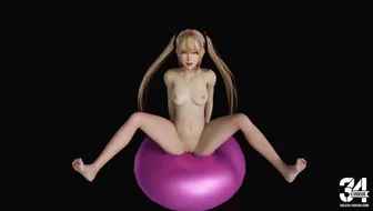 Marie Rose in the exercise ball (ns) (kruel-kaiser) küçük resim